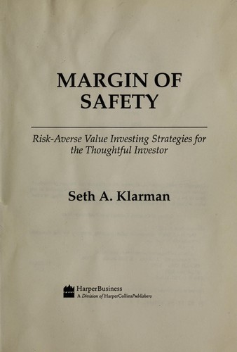 Margin of Safety by Seth Klarman
